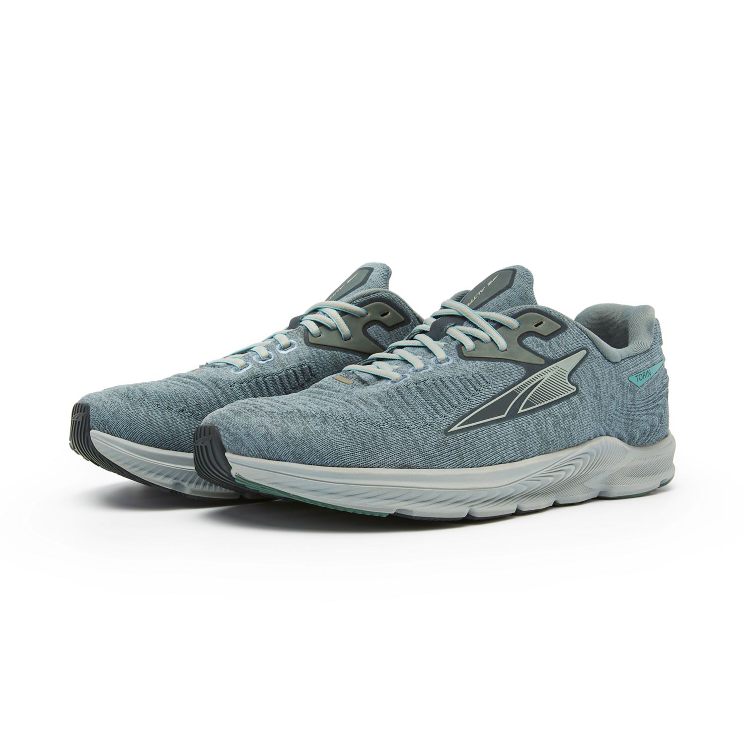 Altra Torin 5 Luxe Women's Walking Shoes Grey / Blue | South Africa-10782969